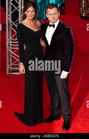 Taron Egerton assiste aux Prix du film de l'Académie britannique de l'EE 2020 au Royal Albert Hall on 02 février 2020, à Londres, en Angleterre. (Photo de Robin Pope/NurPhoto) Banque D'Images