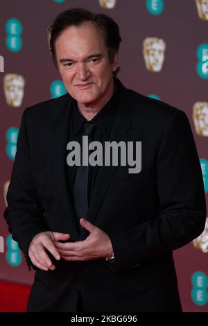 Quentin Tarantino assiste aux Prix du film de l'Académie britannique de l'EE 2020 au Royal Albert Hall on 02 février 2020 à Londres, en Angleterre. (Photo de Robin Pope/NurPhoto) Banque D'Images