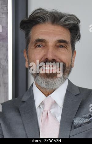 MEXICO, MEXIQUE - FÉVRIER 5 : participation de la chanteuse Argentine Diego Verdaguer au lancement du billet de la dix Loterie n° 257 de la Loterie nationale d'assistance publique à l'occasion du 50th anniversaire de la trajectoire de Diego Verdaguer au Vintory Club sur 5 février, 2020 à Mexico, Mexique (photo d'Eyepix/NurPhoto) Banque D'Images