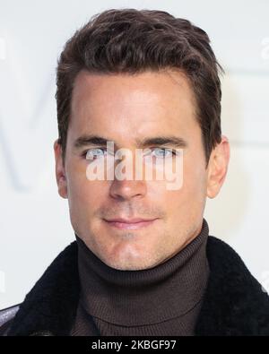 HOLLYWOOD, LOS ANGELES, CALIFORNIE, États-Unis - FÉVRIER 07: Matt Bomer arrive au Tom Ford: Automne/hiver 2020 Fashion Show qui a eu lieu aux studios Milk sur 7 février 2020 à Hollywood, Los Angeles, Californie, États-Unis. (Photo par Xavier Collin/image Press Agency/NurPhoto) Banque D'Images