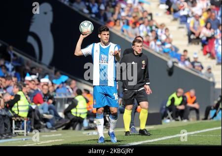 Javi Lopez lors du match entre le RCD Espanyol et le RDC Mallorca, correspondant à la semaine 23 de la Liga Santander, joué au stade RCDE, le 09th février 2020, à Barcelone, Espagne. (Photo de Joan Valls/Urbanandsport /NurPhoto) Banque D'Images