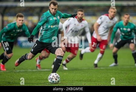 Domagoj Antolic (Legia) pendant le match de football PKO BP Ekstraklasa entre Legia Warsaw et LKS Lodz au stade de l'armée polonaise à Varsovie, en Pologne, sur 9 février 2020. (Photo par Foto Olimpik/NurPhoto) Banque D'Images