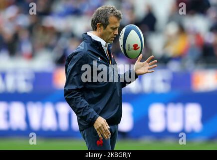 France entraîneur-chef Fabien Malthie pendant le match de rugby Guinness 6 Nations France / Italie au Stade de France à Paris, France sur 9 février 2020 (photo de Matteo Ciambelli/NurnePhoto) Banque D'Images