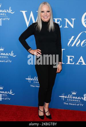 BEVERLY HILLS, LOS ANGELES, CALIFORNIE, États-Unis - FÉVRIER 11 : Michelle Vicaire arrive à la première saison 7 de Hallmark Channel, à Beverly Wilshire, Un hôtel four Seasons sur 11 février 2020 à Beverly Hills, Los Angeles, Californie, États-Unis. (Photo par Xavier Collin/image Press Agency/NurPhoto) Banque D'Images