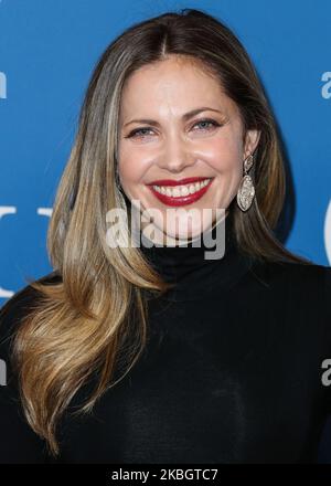 BEVERLY HILLS, LOS ANGELES, CALIFORNIE, États-Unis - FÉVRIER 11 : l'actrice Pascale Hutton arrive à la première saison 7 de Hallmark Channel, à Beverly Wilshire, Un hôtel four Seasons sur 11 février 2020 à Beverly Hills, Los Angeles, Californie, États-Unis. (Photo par Xavier Collin/image Press Agency/NurPhoto) Banque D'Images