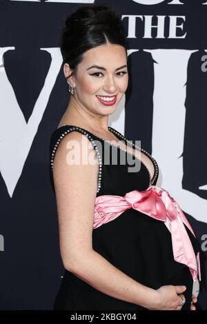 HOLLYWOOD, LOS ANGELES, CALIFORNIE, États-Unis - FÉVRIER 13 : l'actrice Cara Gee arrive à la première mondiale des 20th Century Studios 'The Call of the Wild' qui se tient au El Capitan Theatre sur 13 février 2020 à Hollywood, Los Angeles, Californie, États-Unis. (Photo par Xavier Collin/image Press Agency/NurPhoto) Banque D'Images