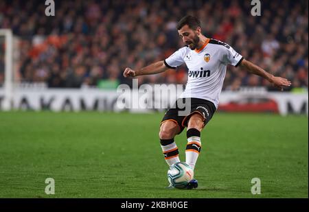 José Luis Gaya de Valence pendant le match de la Liga Santander entre Valence et Atletico de Madrid à l'Estadio de Mestalla sur 14 février 2020 à Valence, Espagne (photo de Maria José Segovia/NurPhoto) Banque D'Images