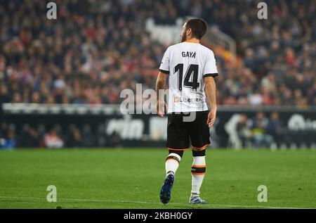 José Luis Gaya de Valence pendant le match de la Liga Santander entre Valence et Atletico de Madrid à l'Estadio de Mestalla sur 14 février 2020 à Valence, Espagne (photo de Maria José Segovia/NurPhoto) Banque D'Images