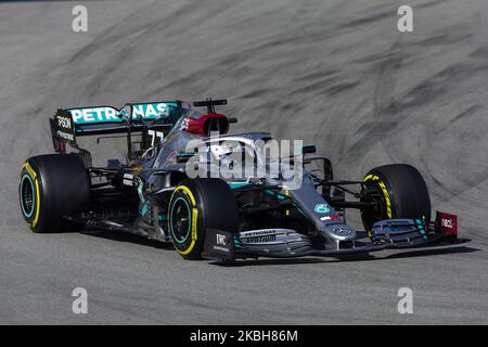 77 BOTTAS Valtteri (fin), Mercedes AMG Petronas F1 W11, action lors des épreuves d'hiver de Formule 1 au circuit de Barcelone - Catalunya sur 19 février 2020 à Barcelone, Espagne. (Photo par Xavier Bonilla/NurPhoto) Banque D'Images