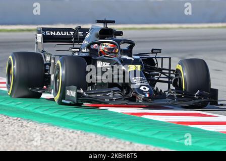 Esteban Ocon et la Renault RS 20 pendant le jour 1 des essais de la formule 1, le 19 février 2020, à Barcelone, Espagne. -- (photo par Urbanandsport/NurPhoto) Banque D'Images