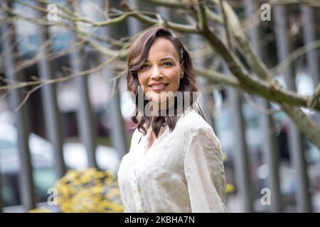 Roberta Gianrusso participe au photocall 'il Commissario Montalbano' à Rome, en Italie, sur 20 février 2020. (Photo de Mauro Fagiani/NurPhoto) Banque D'Images