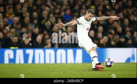 Toby Alderweireld de Tottenham Hotspur en action lors de la Ligue Champion Round 16 entre Tottenham Hotspur et RB Leipzig au Tottenham Hotspur Stadium , Londres, Angleterre, le 19 février 2020 (photo par action Foto Sport/NurPhoto) Banque D'Images