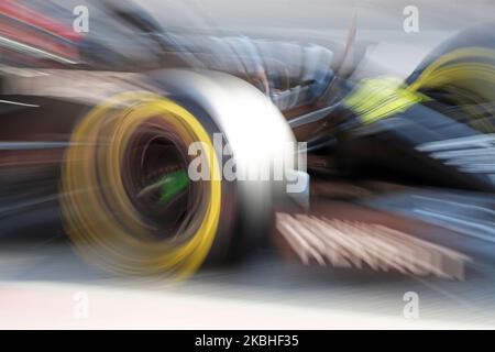 Esteban Ocon et la Renault RS 20 pendant le jour 3 des essais de la formule 1, le 21 février 2020, à Barcelone, Espagne. (Photo par Urbanandsport/NurPhoto) Banque D'Images