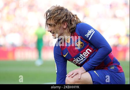 Antoine Griezmann pendant le match entre le FC Barcelone et SD Eibar, correspondant à la semaine 25 de la Liga Santander, joué au stade Camp Nou, le 22th février 2020, à Barcelone, Espagne. -- (photo par Urbanandsport/NurPhoto) Banque D'Images