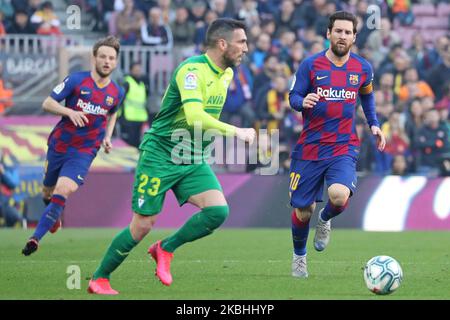 Leo Messi pendant le match entre le FC Barcelone et SD Eibar, correspondant à la semaine 25 de la Liga Santander, a joué au Camp Nou Stadium, le 22th février 2020, à Barcelone, Espagne. -- (photo par Urbanandsport/NurPhoto) Banque D'Images