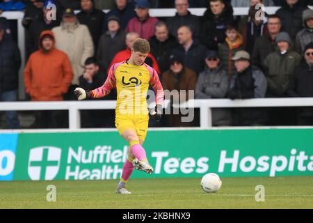 Ben Killip de Hartlepool s'est Uni lors du match de la Vanarama National League entre Hartlepool United et le comté de Notts à Victoria Park, Hartlepool, le samedi 22nd février 2020. (Photo de Mark Fletcher/MI News/NurPhoto) Banque D'Images