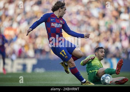 Antoine Griezmann, de Barcelone, qui a tiré au but pendant le match de la Ligue entre le FC Barcelone et SD Eibar SAD au Camp Nou sur 22 février 2020 à Barcelone, en Espagne. (Photo de Jose Breton/Pics action/NurPhoto) Banque D'Images