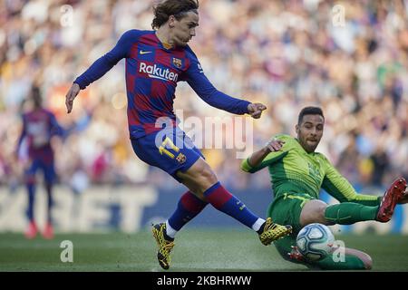 Antoine Griezmann, de Barcelone, qui a tiré au but pendant le match de la Ligue entre le FC Barcelone et SD Eibar SAD au Camp Nou sur 22 février 2020 à Barcelone, en Espagne. (Photo de Jose Breton/Pics action/NurPhoto) Banque D'Images