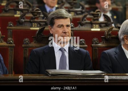 Cayetano Martinez de Irujo reçoit la médaille d'honneur de l'Académie nationale royale de médecine sur 26 février 2020 à Madrid, Espagne. (Photo par Oscar Gonzalez/NurPhoto) Banque D'Images