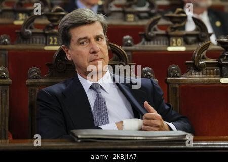 Cayetano Martinez de Irujo reçoit la médaille d'honneur de l'Académie nationale royale de médecine sur 26 février 2020 à Madrid, Espagne. (Photo par Oscar Gonzalez/NurPhoto) Banque D'Images