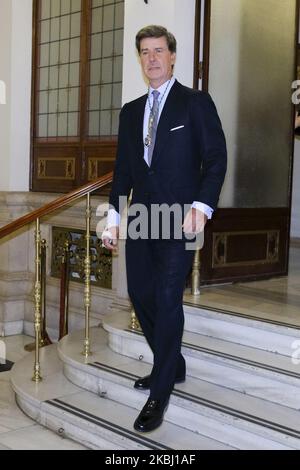 Cayetano Martinez de Irujo reçoit la médaille d'honneur de l'Académie nationale royale de médecine sur 26 février 2020 à Madrid, Espagne. (Photo par Oscar Gonzalez/NurPhoto) Banque D'Images