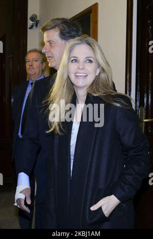 Genoveva Casanova assiste à l'événement de Cayetano Martinez de Irujo reçoit la médaille d'honneur de l'Académie nationale royale de médecine sur 26 février 2020 à Madrid, Espagne. (Photo par Oscar Gonzalez/NurPhoto) Banque D'Images