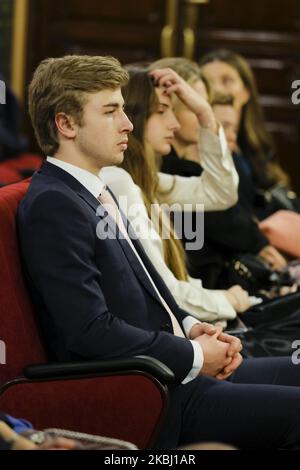 Luis Martinez de Irujo assiste à l'événement de Cayetano Martinez de Irujo reçoit la médaille d'honneur de l'Académie nationale royale de médecine sur 26 février 2020 à Madrid, Espagne. (Photo par Oscar Gonzalez/NurPhoto) Banque D'Images