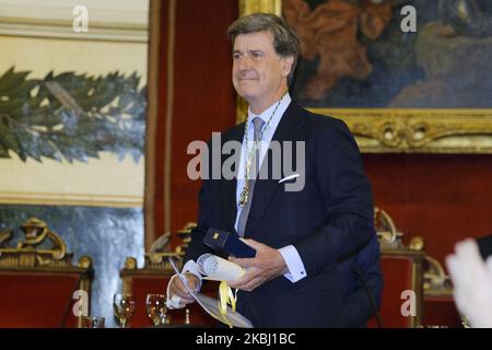 Cayetano Martinez de Irujo reçoit la médaille d'honneur de l'Académie nationale royale de médecine sur 26 février 2020 à Madrid, Espagne. (Photo par Oscar Gonzalez/NurPhoto) Banque D'Images