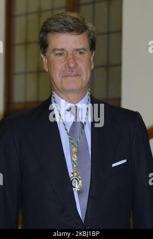 Cayetano Martinez de Irujo reçoit la médaille d'honneur de l'Académie nationale royale de médecine sur 26 février 2020 à Madrid, Espagne. (Photo par Oscar Gonzalez/NurPhoto) Banque D'Images