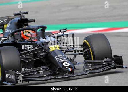 Esteban Ocon et la Renault RS 20 pendant le jour 5 des essais de la formule 1, le 27 février 2020, à Barcelone, Espagne. (Photo de Joan Valls/Urbanandsport /NurPhoto) Banque D'Images