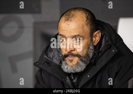 Nuno Espirito Santo entraîneur de Wolverhampton lors du match de l'UEFA Europa League entre le RCD Espanyol et Wolverhampton au stade du RCD sur 27 février 2020 à Cornella, en Espagne. (Photo par Xavier Bonilla/NurPhoto) Banque D'Images