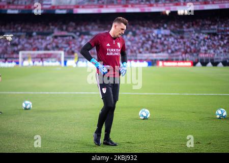 Franco Armani de River plate lors d'un match entre River plate et Defensa y Justicia dans le cadre de Superliga 2019/20 au stade Antonio Vespucio Liberti, à Buenos Aires, en Argentine, sur 1 mars 2020. (Photo de Manuel Cortina/NurPhoto) Banque D'Images