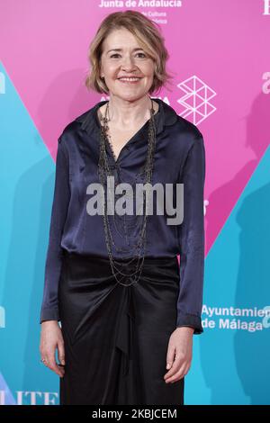 Maria Pujalte participe à la séance photo cocktail du Festival de Malaga 23rd à Circulo de las Artes à Madrid, Espagne, le 3 mars 2020 (photo de Carlos Dafonte/NurPhoto) Banque D'Images