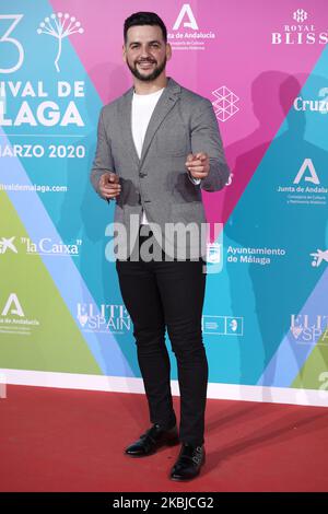 Fran Perea participe au cocktail Party 23rd du Festival du film de Malaga à Circulo de las Artes à Madrid, Espagne, le 3 mars 2020 (photo de Carlos Dafonte/NurPhoto) Banque D'Images