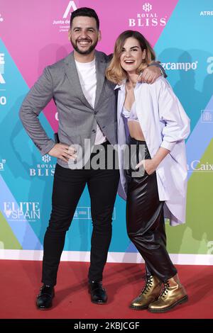 Fran Perea, Maria Romero participe au cocktail Party 23rd du Festival de Malaga à Circulo de las Artes à Madrid, Espagne, le 3 mars 2020 (photo de Carlos Dafonte/NurPhoto) Banque D'Images