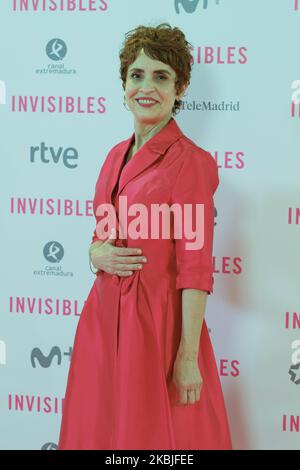 L'actrice espagnole Adriana Ozores pendant le premier ministre du film 'Invisibless' au Capitole de Cines à Madrid, Espagne, 05 mars 2020. (Photo par Oscar Gonzalez/NurPhoto) Banque D'Images