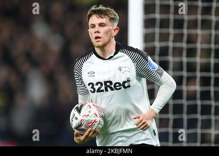 Max Bird (41) du comté de Derby lors du match de la coupe FA entre le comté de Derby et Manchester United au Pride Park, Derby, Angleterre, le 5th mars 2020. (Photo de Jon Hobley/MI News/NurPhoto) Banque D'Images