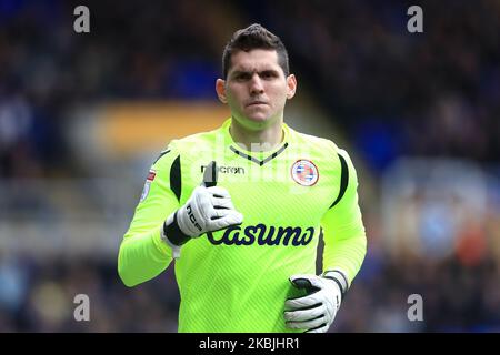 Rafael de Reading pendant le match de championnat Sky Bet entre Birmingham City et Reading à St Andrews, Birmingham, le samedi 7th mars 2020. (Photo de Leila Coker/MI News/NurPhoto) Banque D'Images