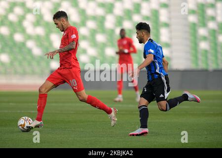 Edmilson Junior Al Duhail à l'occasion du match de la QNB Stars League contre Al-Sailiya SC au stade Hamad bin Khalifa à Doha, Qatar, le 7 mars 2020. (Photo de Simon Holmes/NurPhoto) Banque D'Images