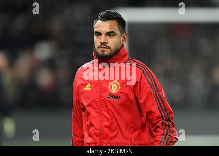 Sergio Romero (22) de Manchester United lors du match de la coupe FA entre Derby County et Manchester United au Pride Park, Derby, le jeudi 5th mars 2020. (Photo de Jon Hobley/MI News/NurPhoto) Banque D'Images