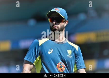 Matthew Wade pendant le match une des séries internationales d'une journée entre l'Australie et la Nouvelle-Zélande au Sydney Cricket Ground sur 13 mars 2020 à Sydney, en Australie. (Photo par Izhar Ahmed Khan/NurPhoto) Banque D'Images