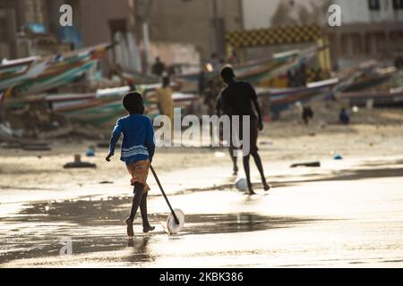 La vie quotidienne à Dakar, Sénégal, sur 1 mars 2020. (Photo de Jerome Gilles/NurPhoto) Banque D'Images