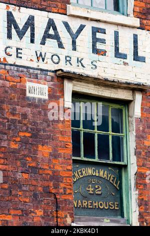 Usine de Pickering & Mayell Ltd dans le quartier des bijoux, Birmingham, Angleterre Banque D'Images