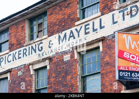 Usine de Pickering & Mayell Ltd dans le quartier des bijoux, Birmingham, Angleterre Banque D'Images