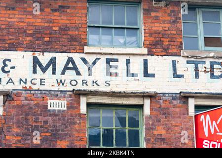 Usine de Pickering & Mayell Ltd dans le quartier des bijoux, Birmingham, Angleterre Banque D'Images