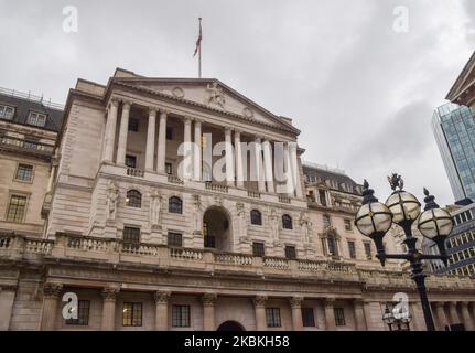 Londres, Royaume-Uni. 3rd novembre 2022. Vue extérieure de la Banque d'Angleterre dans la ville de Londres, le quartier financier de la capitale. Banque D'Images