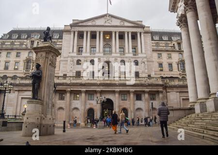 Londres, Royaume-Uni. 3rd novembre 2022. Vue extérieure de la Banque d'Angleterre dans la ville de Londres, le quartier financier de la capitale. Banque D'Images