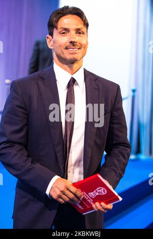 Pier Silvio Berlusconi, vice-président exécutif et PDG de Mediaset, lors d'une assemblée générale des actionnaires au siège social de Mediaset, dans le nord de Milan, sur 27 juin 2018. (Photo par Mairo Cinquetti/NurPhoto) Banque D'Images