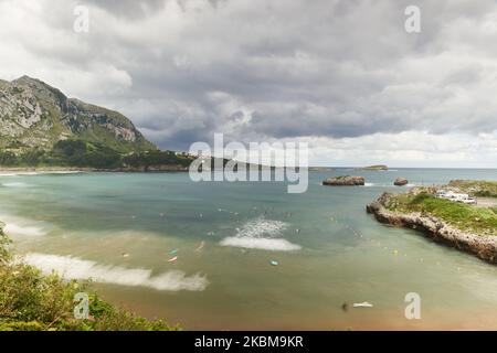 Islares, Castro Urdiales, Cantabrie, Espagne. Banque D'Images