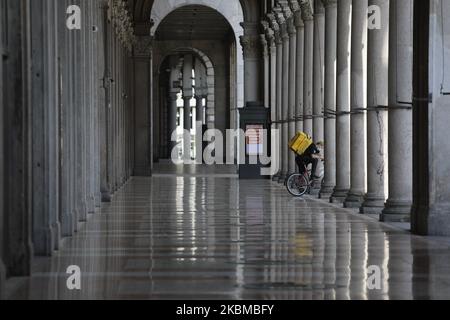 Vue générale de Milan pendant le confinement en raison de l'urgence du coronavirus, 12 avril 2020 (photo de Mairo Cinquetti/NurPhoto) Banque D'Images